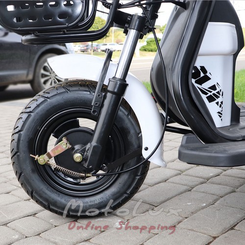 Three-wheeled electric scooter Fada Oldi FDEB 053LA-60, black and white