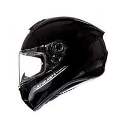 Motorcycle helmet MT Targo Solid, size M, black glossy