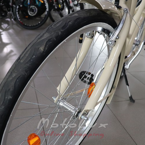 Road bike Neuzer California, wheels 26, frame 17, Shimano Nexus, creamy