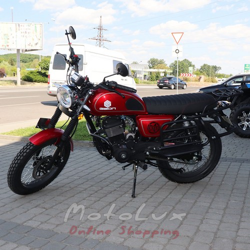 Мотоцикл Geon Unit S200, красный, 2022