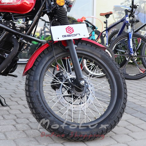 Мотоцикл Geon Unit S200, красный, 2022
