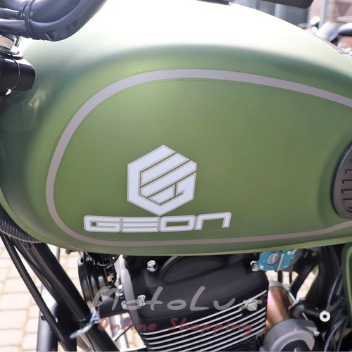 Geon Unit S200 Motorcycle, Green, 2023