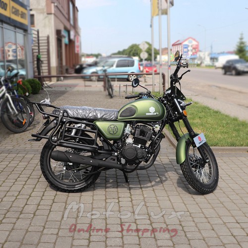 Motocykel Geon Unit S200, zelený, 2023