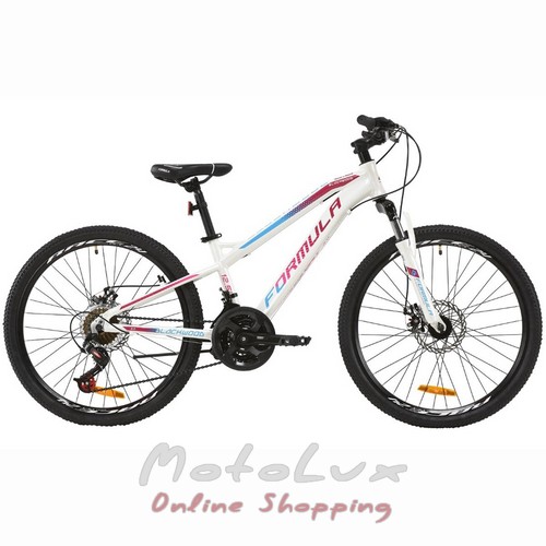 Подростковый велосипед Formula Blackwood 2.0 AM DD, колесо 24, рама 12,5, 2020, white n violet n blue