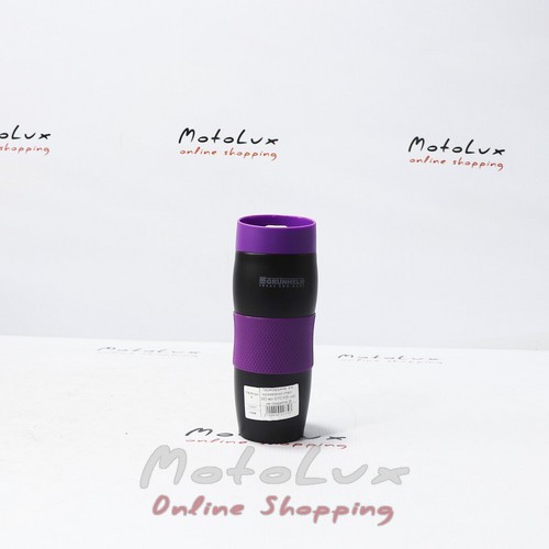 Thermo Mug with Stainless Steel 380 ml. GTC 105 Black, Purple