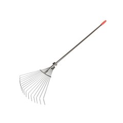 Wire fan rake Mastertool with painted handle