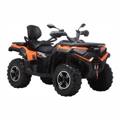 Утилітарний квадроцикл Loncin XWOLF 700, чорний з помаранчевим, 2024