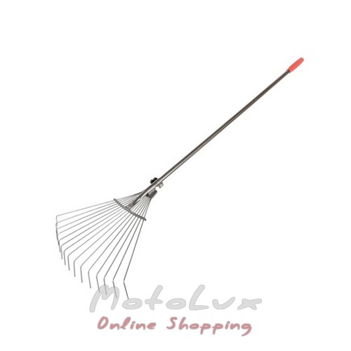 Wire fan rake Mastertool with painted handle
