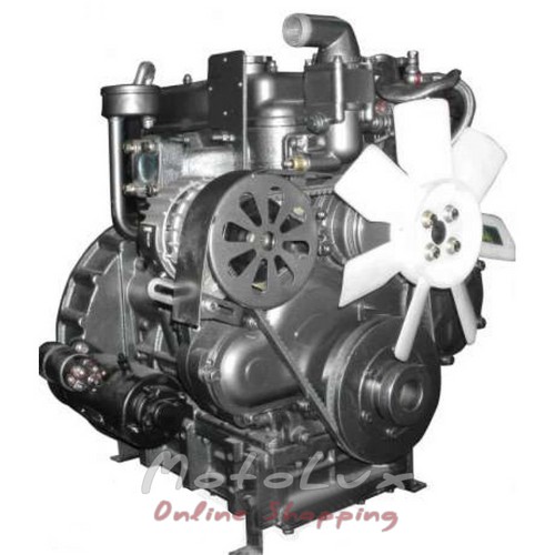 Дизельный двигатель КМ385ВТ на минитрактор