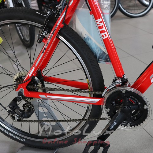 Horský bicykel Optimabikes Amulet, kolesá 26, rám 21, 2015, red