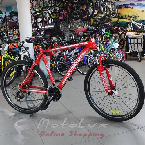 Optimabikes Amulet Hegyikerékpár, 26, keret 21, 2015, red