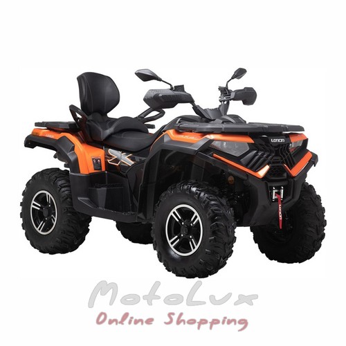 Loncin XWOLF 700 Utility ATV, Black with Orange, 2024