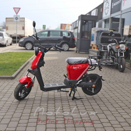 Велоскутер акумуляторний Forte RZ500, 500W, червоний
