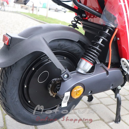Battery-powered scooter Forte RZ500, 500W, red