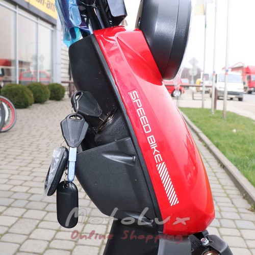 Battery-powered scooter Forte RZ500, 500W, red