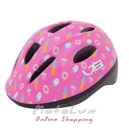 Шлем детский Green Cycle Sweet (48-52 см) pink
