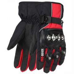 Motorcycle gloves ProBiker TG-01 Winter metal