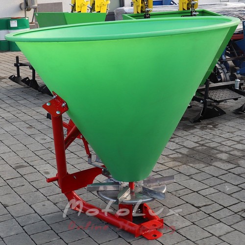 Розкидувач мінеральних добрив Jar-Met 400 л, пластмасовий, green