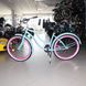 Neuzer Sunset országúti kerékpár, 26 kerék, 17 váz, türkiz rózsaszín