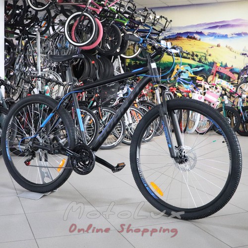 Горный велосипед 29ER Avanti Sprinter, рама 21, black n gray n blue, 2021