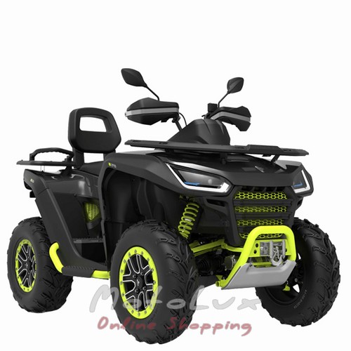 Segway Snarler 600 AT6L Full Utility ATV, Black with Lime, 2024