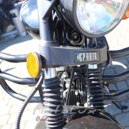 Moped Soul Sparta Lux 125 CC, čierny