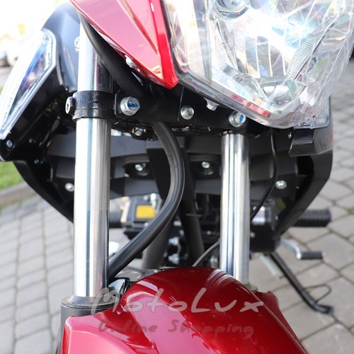 Мотоцикл Forte FT200-TK03, чорно-червоний