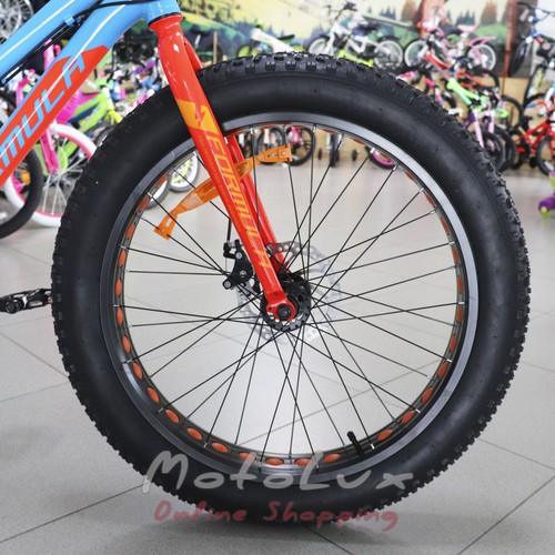 Підлітковий велосипед Formula Paladin DD, колесо 24, рама 12, 2020, blue n red n orange