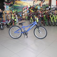 Detský bicykel Neuzer Bobby 1s, kolesá 20, modrá s čiernou a žltou