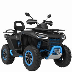 Segway Snarler 600 AT6L Full Utility Quad Bike, Black with Blue, 2024