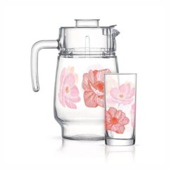 Luminarc Anabella Pink drink set, 7 items