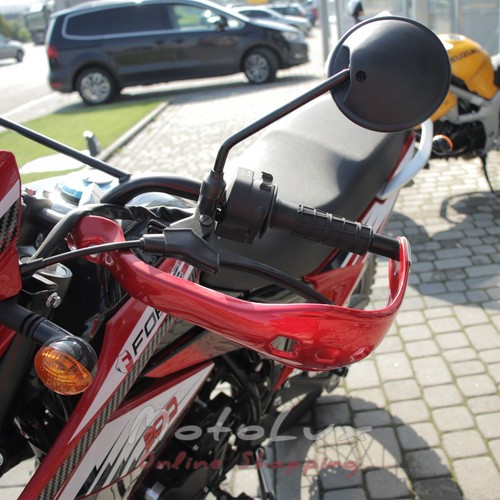 Мотоцикл Forte FT200GY-C5B, черно-красный