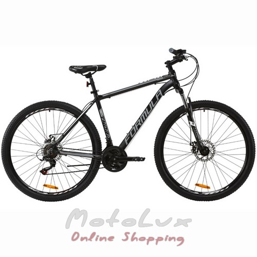 Гірський велосипед Formula Thor 1.0 AM DD, колеса 29, рама 20, 2020, black n grey n white