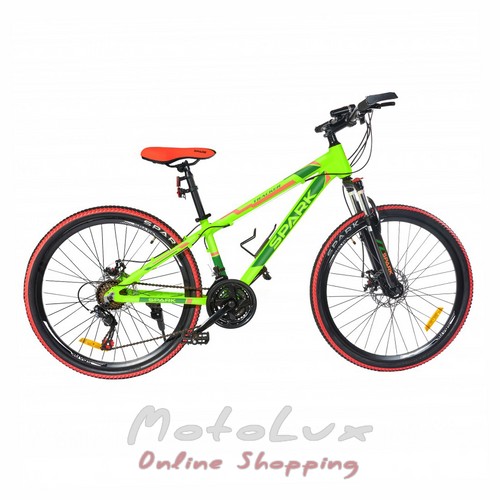 Spark Tracker Teen Bike, 26 Wheel, 13 Frame, Green