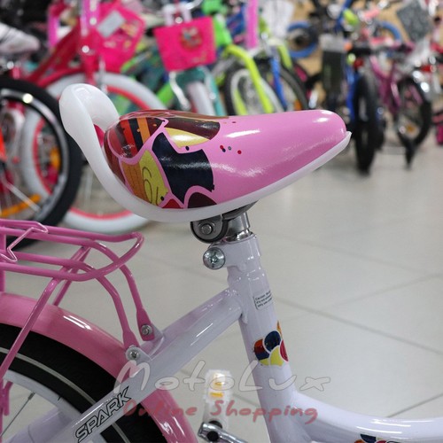 Дитячий велосипед Spark Flower, колеса 12, 2019, white