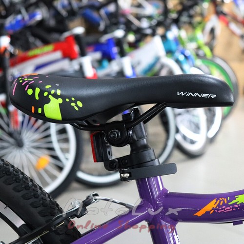 Подростковый велосипед Winner Candy, колесо 24, рама 13, 2019, violet