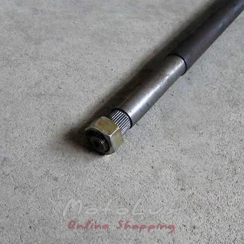 Steering shaft assembly L-600mm (with worm) new model on Xingtai 120/220 minitractor