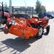Kubota B1 14 mini tractor with cutter, was in use, orange