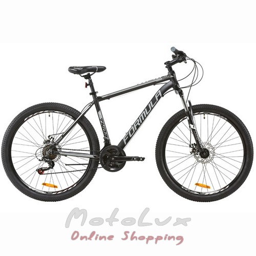 Гірський велосипед Formula Thor 1.0 AM DD, колеса 27,5, рама 19, 2020, black n grey n white