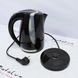 Grunhelm EKP-1943 B electric kettle, 1,7 l, disk 2200 W, plastic, black