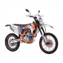 Мотоцикл ендуро Geon Dakar GNS 300, 26 к.с., білий з помаранчевим, 2024