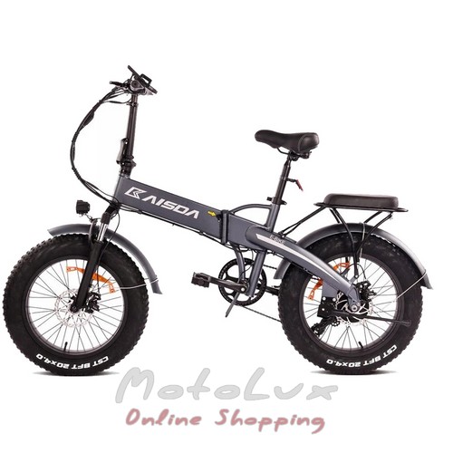 Електричний велосипед Kaisda K2, 48V, 500W, 10AH, сірий