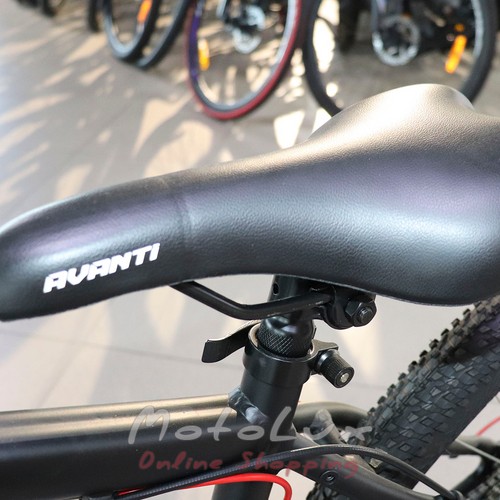 Mountain bike 650B Avanti Smart, wheels 29, frame 17, black n gray n red, 2021