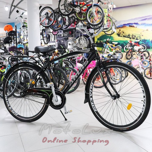Городской велосипед Ardis Гетьман, колесо 28, рама 19, 2020, grey n green