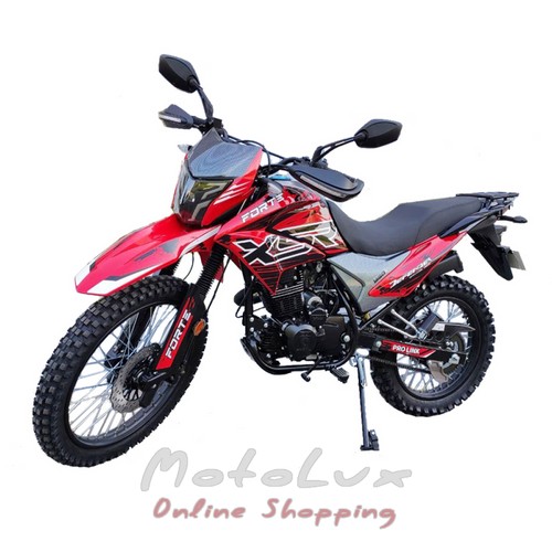 Motocykel Forte Cross 300, červený