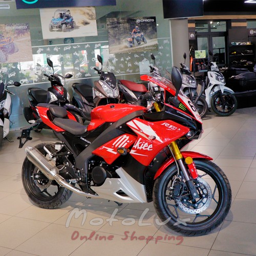 Motorcycle HISUN Rider R1M 250CC, red