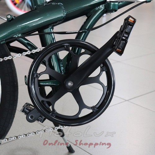 Folding bike Pride Mini 6, wheel 20, 2020, dark green
