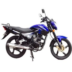 Мотоцикл дорожній Forte FT 150-23N, чорний з синім