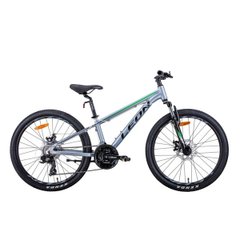 Гірський велосипед Leon Junior, колеса 24, рама 12, green