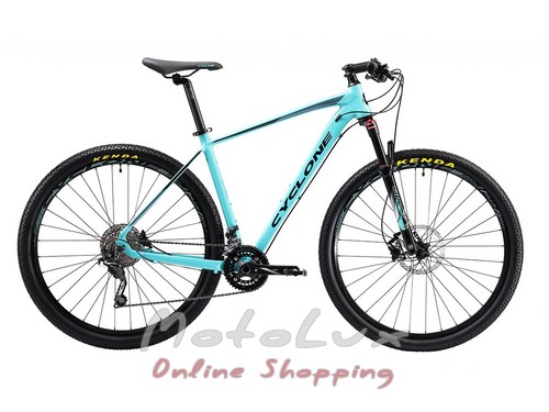 Гірський велосипед Cyclone SLX, колесо 29, рама 18, 2019, turquoise